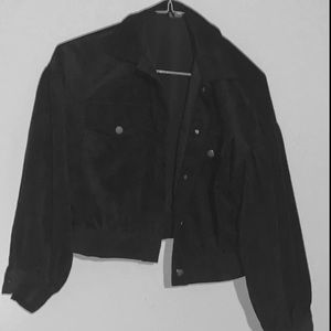 NWOT XS/S Cropped Black Jacket See Other Photos